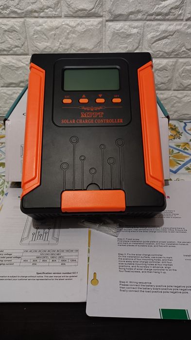 Controler  solar  SolaMr 60A MPPT 12V/24V/36V/48V