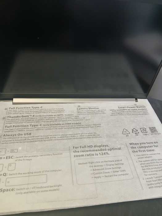 Laptop Lenovo TB 15 ,8 gb ram  256 ssd