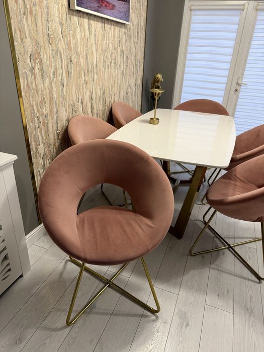 Scaune fotolii dining catifea