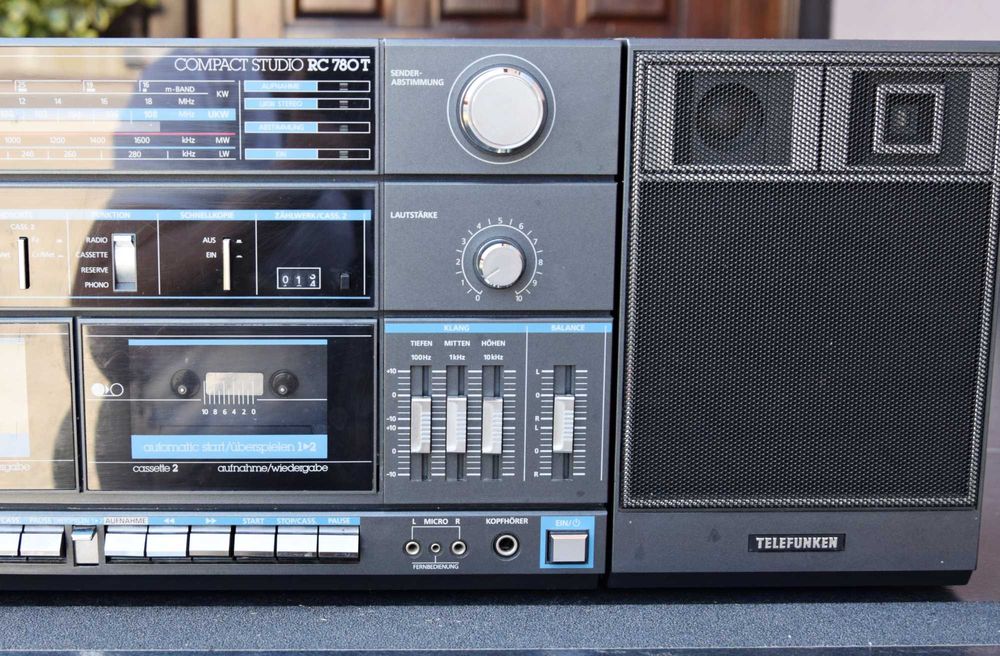Radio boombox Telefunken RC 780 T, recorder, deck player