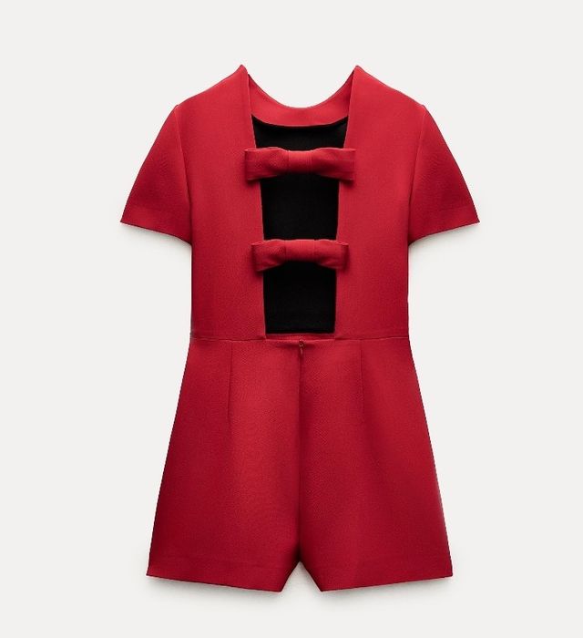 ZARA нови,с етикет гащеризон, пола панталон + къса риза + пола
