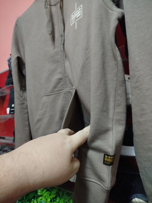 Оригинално горнище G-Star Raw Logo S , M ново мъжко анцуг яке суичър