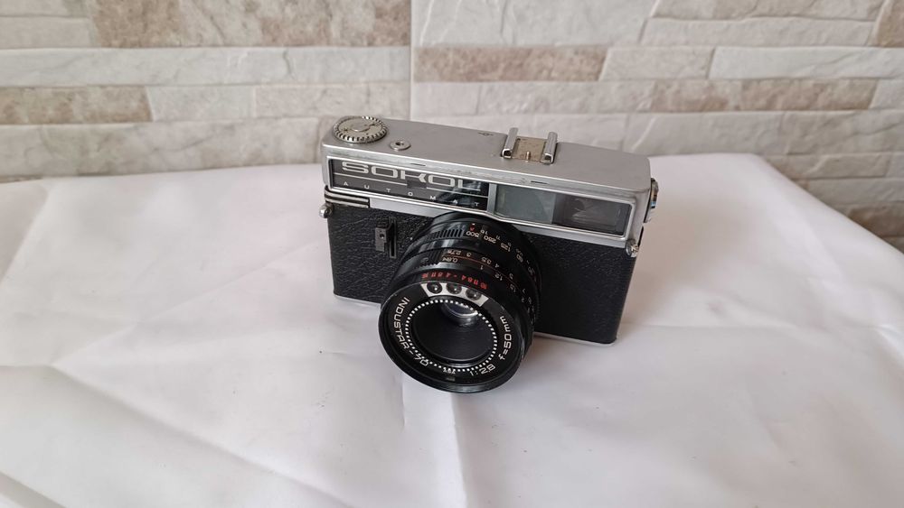 Стар механичен фотоапарат - СОКОЛ / SOKOL AUTOMATIK - 1972 години