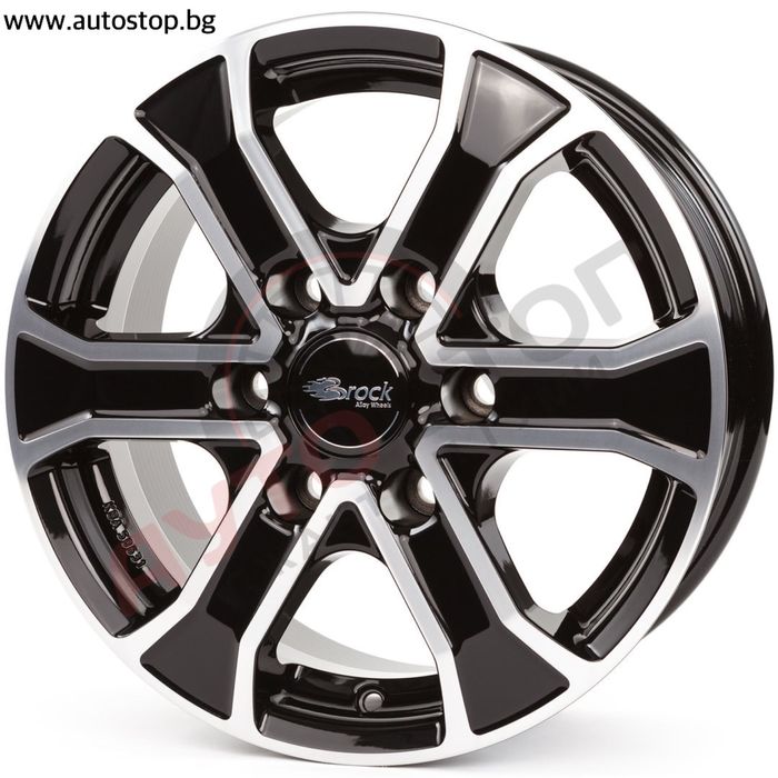 16 Джанти Sprinter Crafter -Brock Немски- 6x130  Полирано черно djanti