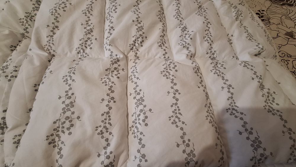 JUSK завивка с изкуствен пълнеш 135/200 Knutseggen