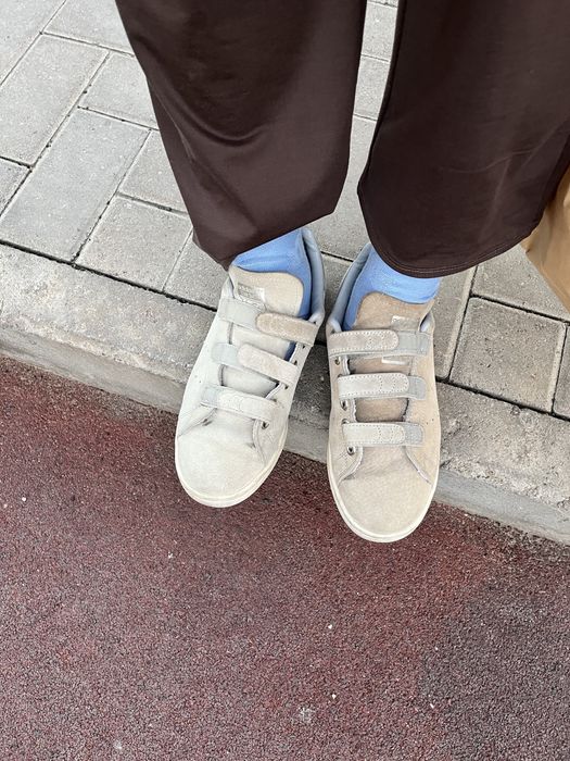 Кроссовки Stan Smith кожа замша