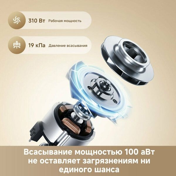 Dreame R10S Essential — беспроводной пылесос 100AW, до 40 мин работы,