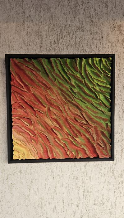 Tablou modern cu efect 3D-handmade