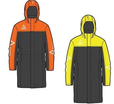 Pelerina de ploaie AMOQ Black/HiVis