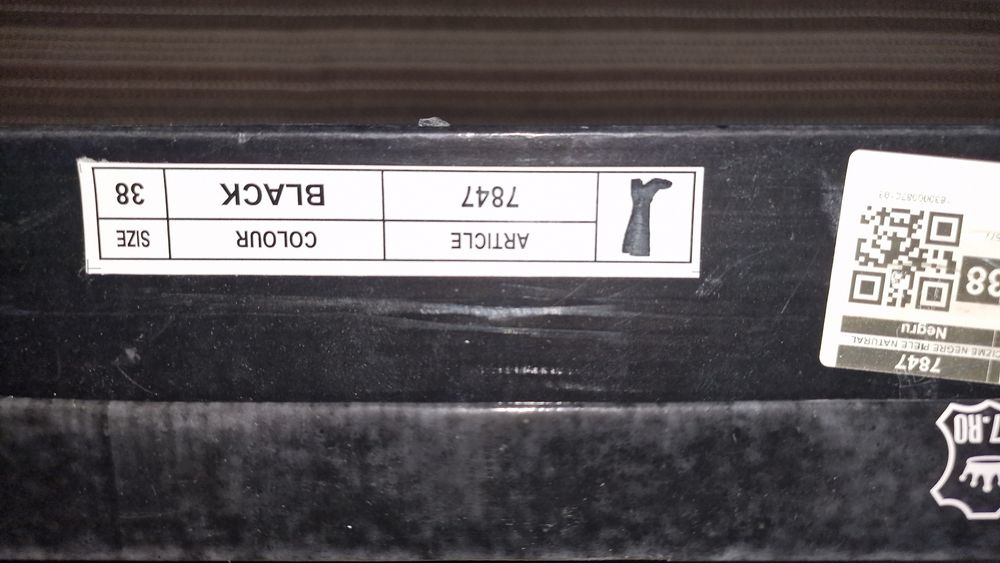 Cizme lungi piele nr.38