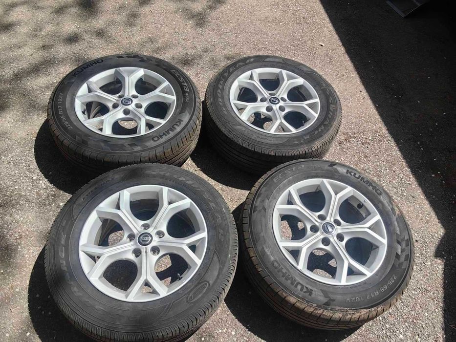 4бр Оригинални 17” джанти Nissan + гуми 225/65/R17 5x114.3