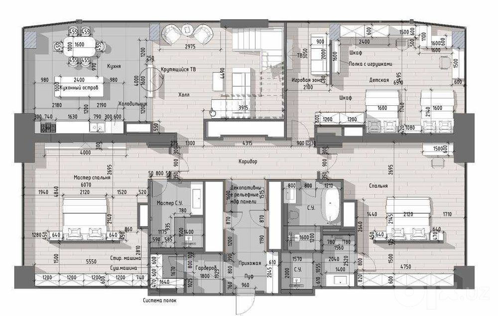ПРОДАЕТСЯ 5/26/27  ЖК NRG U TOWER  356.88кв.м терасса 300кв.м подарок