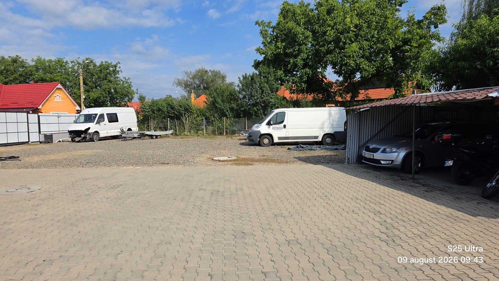 parcare /depozitare / 500 mp supravegheat curte interioara
