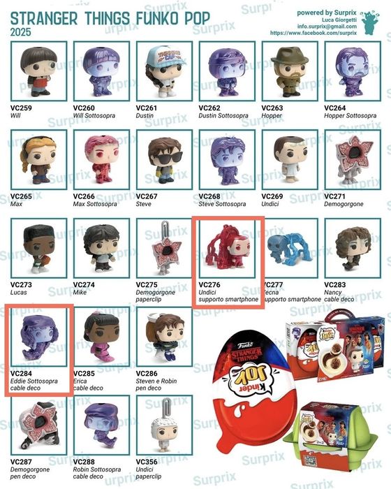 Обмен Очень странные дела /Kinder joy