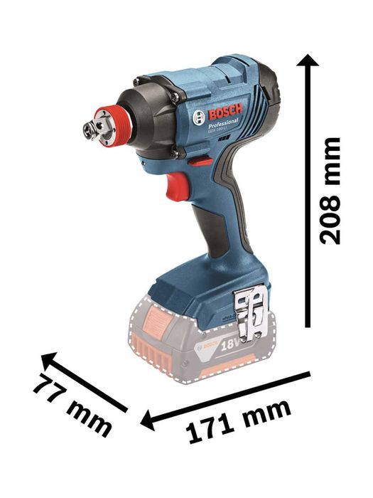 Аккумуляторный гайковерт Bosch GDX 180-LI 18V