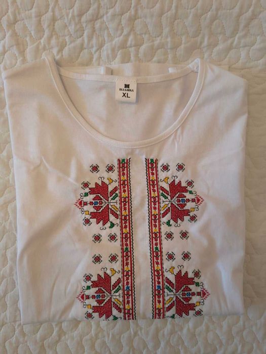 Ново! Тениски с принт.Народни мотиви 15 лв