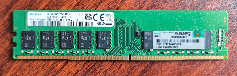 Serverul Hewlett Packard ProLiant Gen10 / 32GB RAM ECC UDIMM / X3421