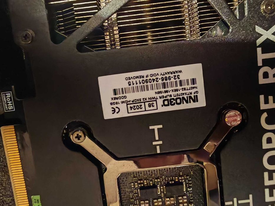 Видео Карта Inno3D RTX 4070Ti SUPER Twin X2 16GB GDDR6X