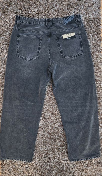 Blugi Baggy Gri Pull&Bear NOI