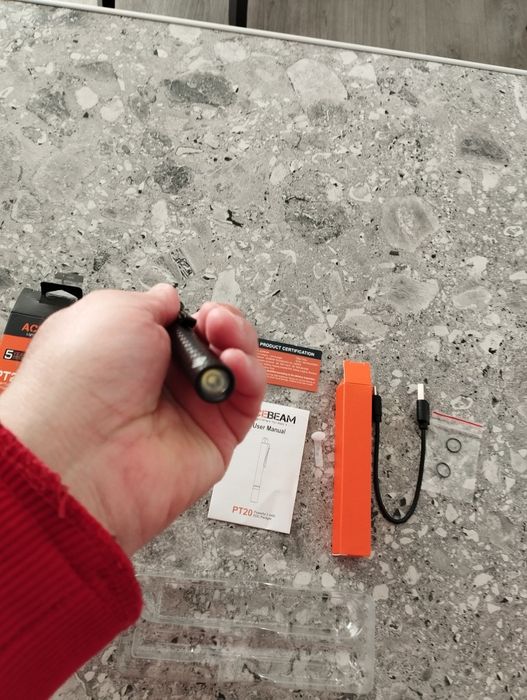 Фенер Acebeam PT20 черен - нов