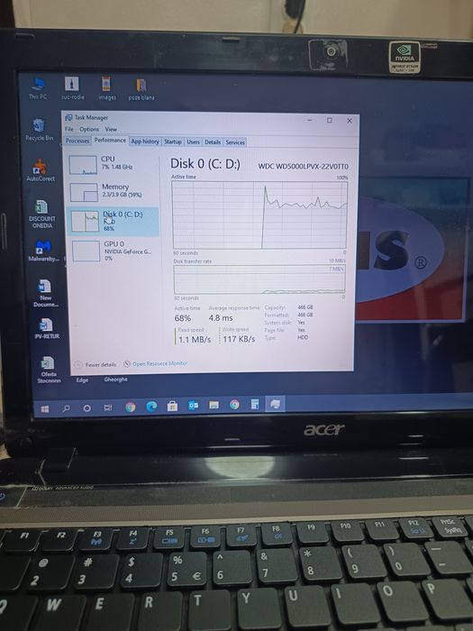 Acer aspire 5750