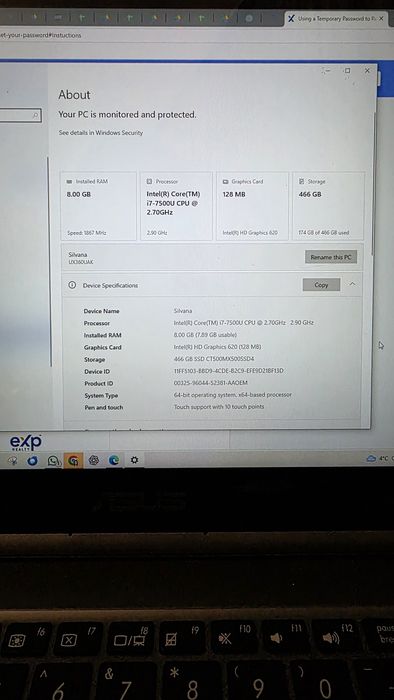 ASUS ZenBook Flip - I7- touch