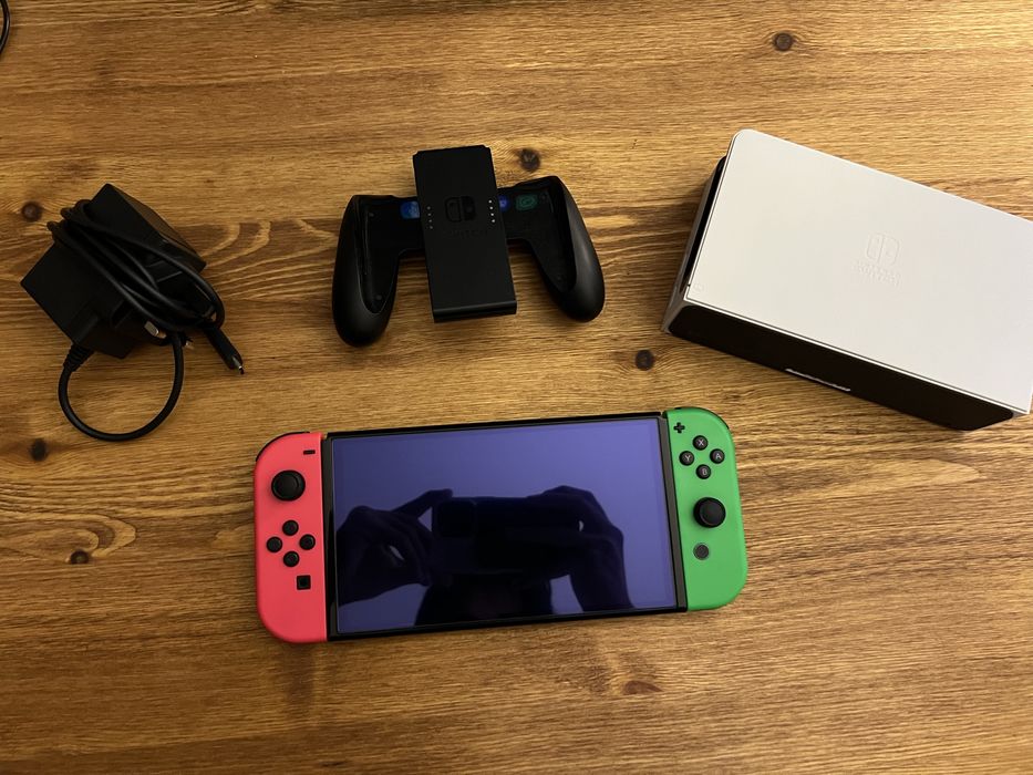 Nintendo switch OLED прошитый | 64gb + 256gb MicroSD (Kingston)