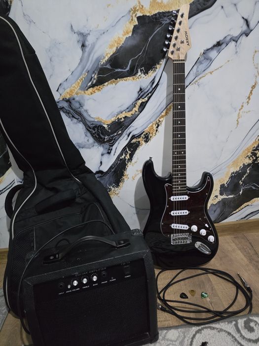 Пълен комплект електрическа китара + усилвател