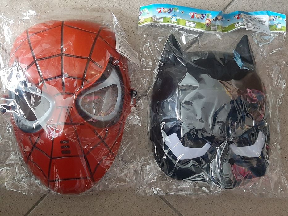 Светеща маска на Спайдърмен,Батман, Хълк, Железния