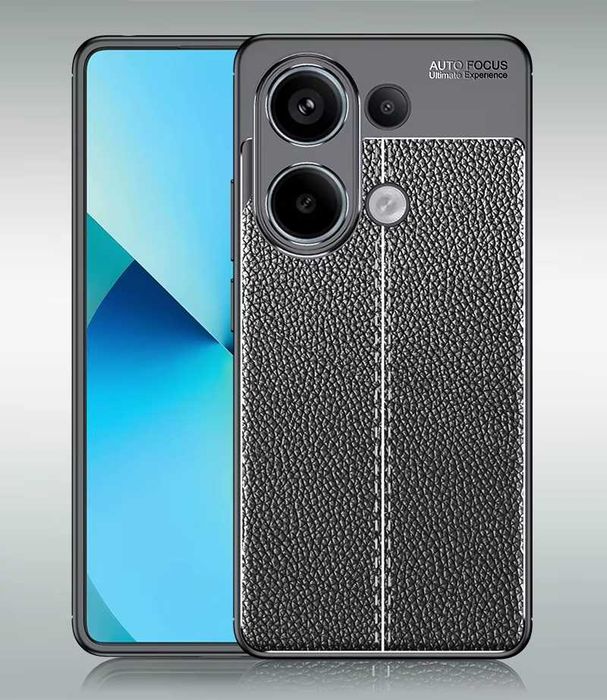 Xiaomi Redmi Note 13 Pro 4G / Note 13 4G - Луксозен Кожен Кейс Гръб AF