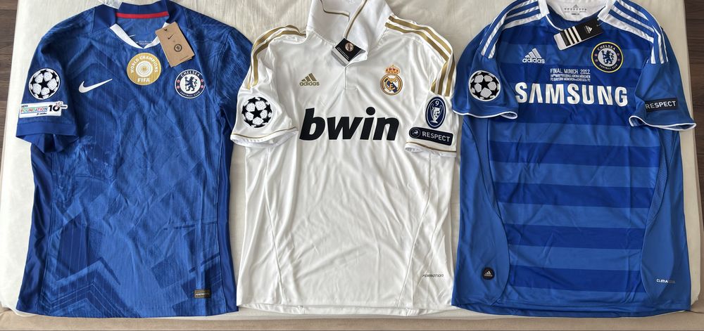 Футболни екипи (ретро) / Real Madrid / Manchester United / Chelsea +