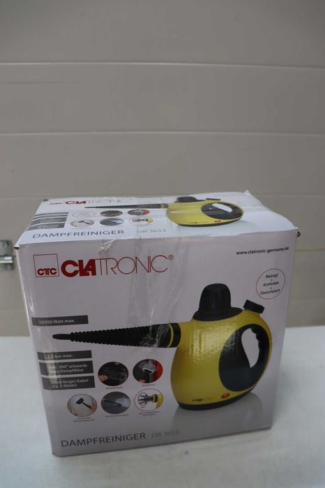 Парочистачка Clatronic DR 3653, 250мл, 3.5 бара, 1050W, Черен / Жълт