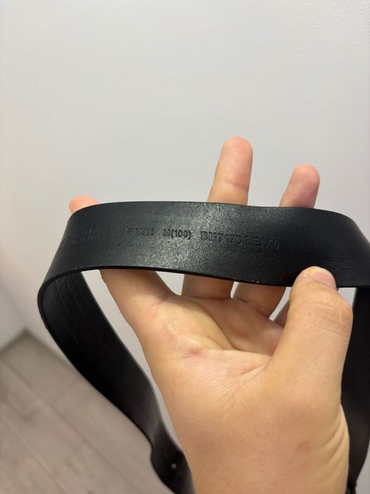 Curea Guess de piele naturală bărbați 100 cm