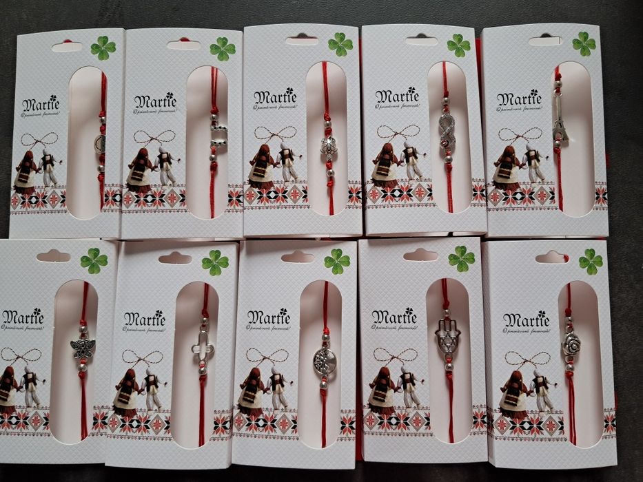 Martisoare Brățări set 10 bucati