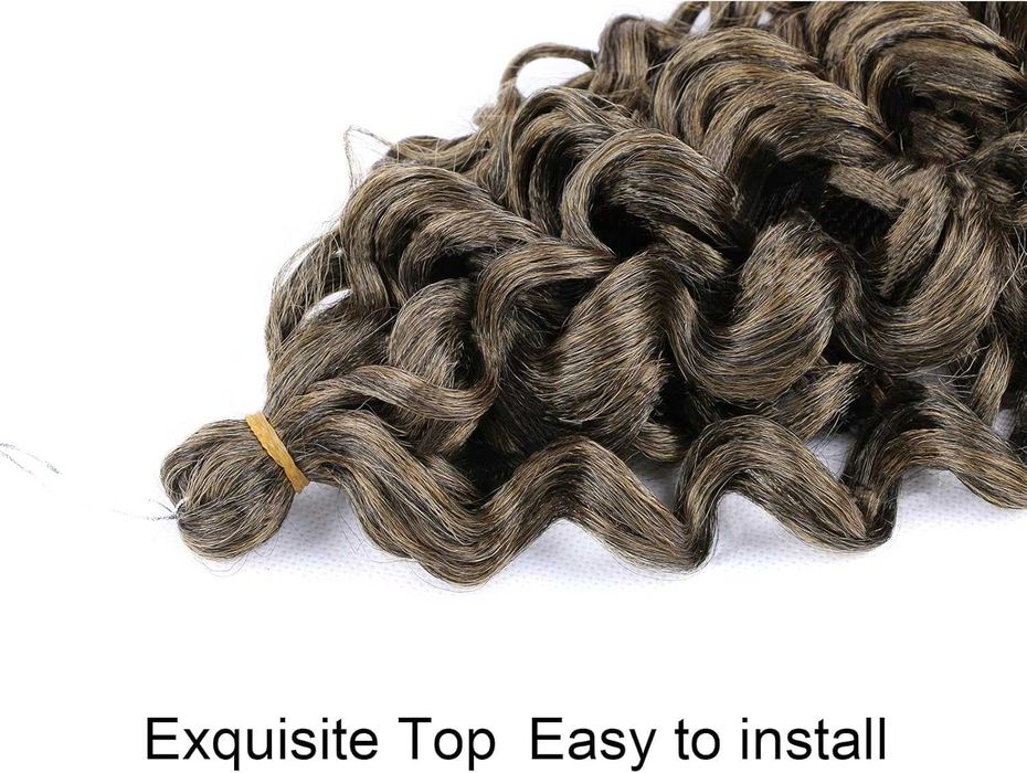 Хавайски къдрици, екстеншъни за коса, 50 см, синтетика