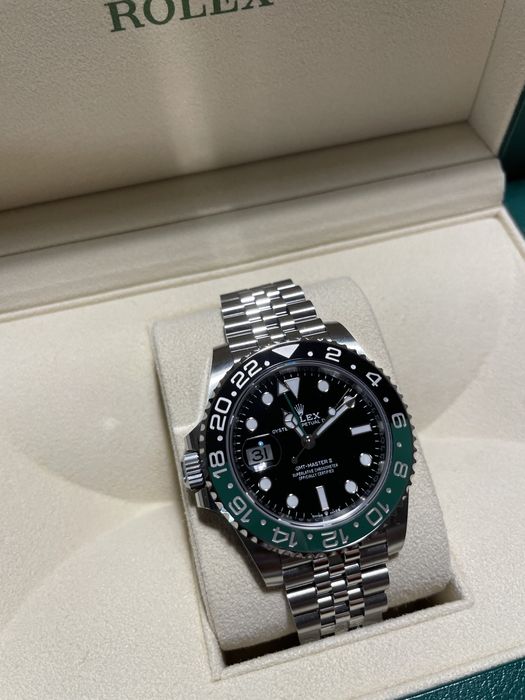 Часовник Rolex GMT Master ll Sprite Black Dial Jubilee