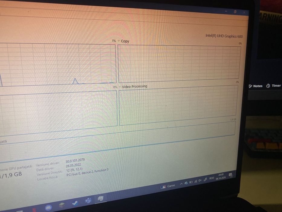 Laptop HP – Intel Celeron N4020 / SSD 256GB Samsung / Stare foarte bună
