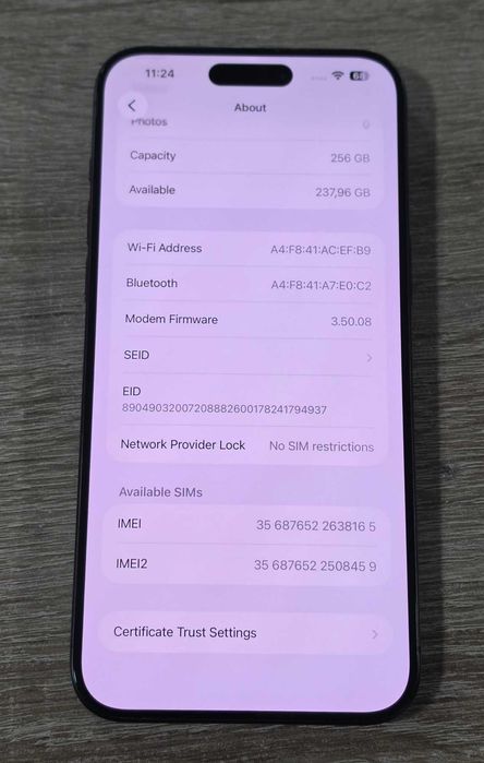 Apple iPhone 15 Pro Max 256GB