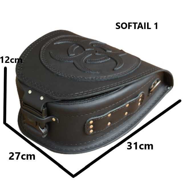 Genti laterale din piele Harley Davidson Sporster/Softail