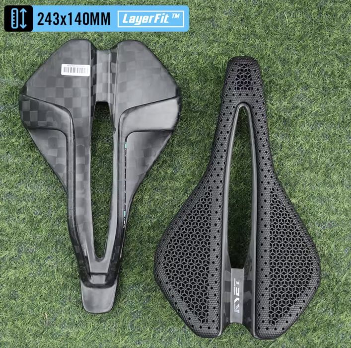 Карбонова седалка за MTB/шосеен велосипед с 3D принтирана пяна