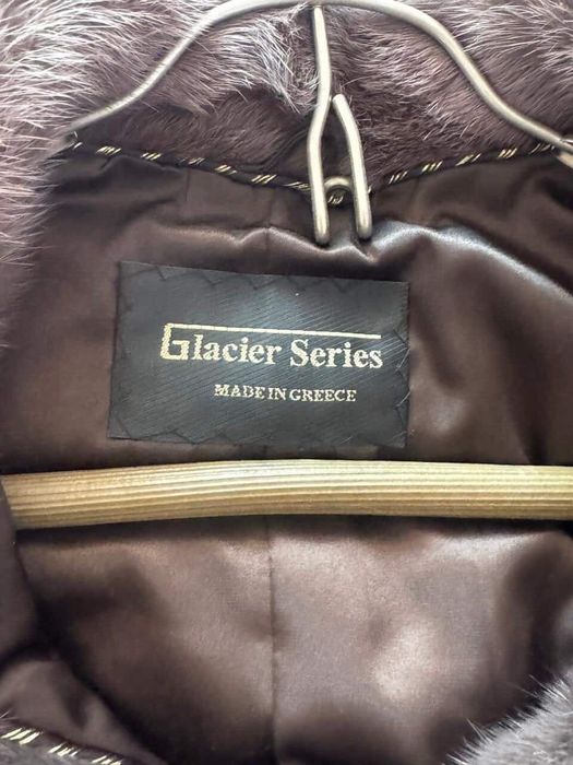 Полушубок серый автоледи