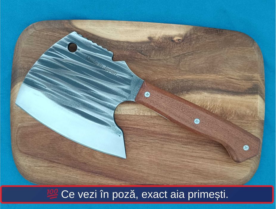 Set Două Piese - Satâr Oase Măcelărie 1000g|500g - Oțel Forjat