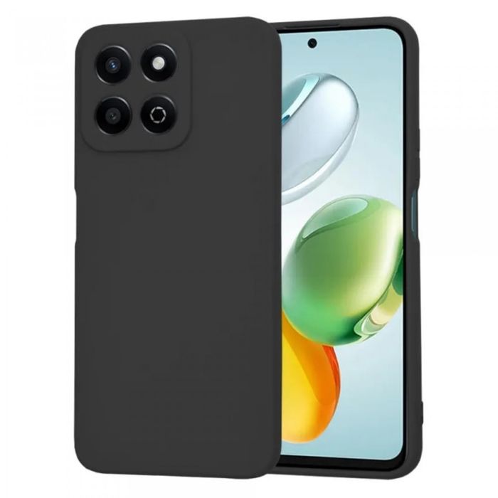 Силиконов гръб за Honor X7d 4G или за Honor400 Smart черен и прозрачен