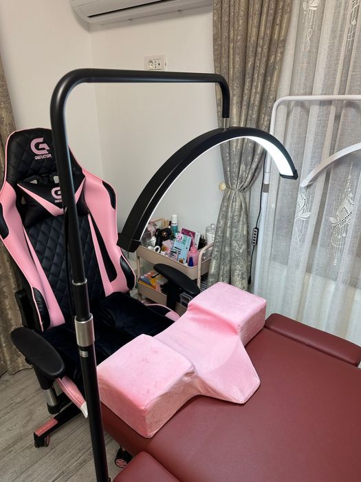 Lampi Semi Luna LED 36W pentru gene unghii tatuaje cosmetica makeup