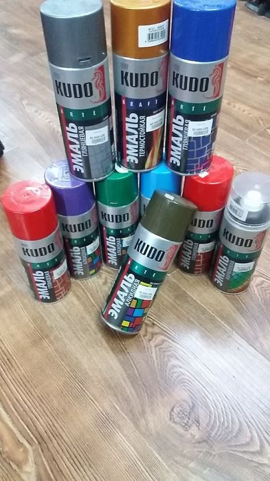 Краска аэрозольная Kudo (остатки)
