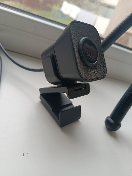 Веб-камера logitech streamcam gray webcam