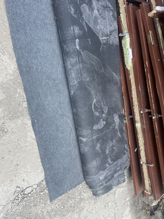 Б/у ковролан серого цвета