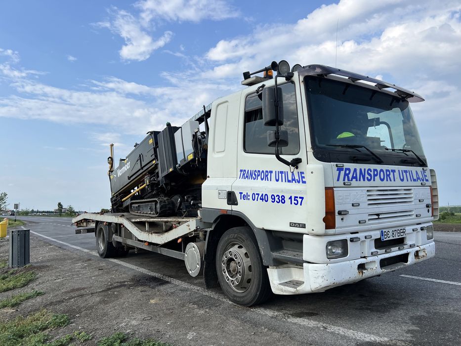 Transport Trailer , utilaje , platforma utilaje ,agabaritic