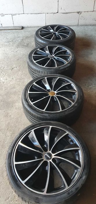 Jante R18 pentru audi a4 a6 cu cauciucuri de vara in stare buna(mai merg cel putin 2 ani) :DTelefon : 0761790044