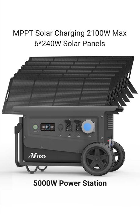 5000W Водоустойчив Генератор за ток без гориво VITO W5 Power Station